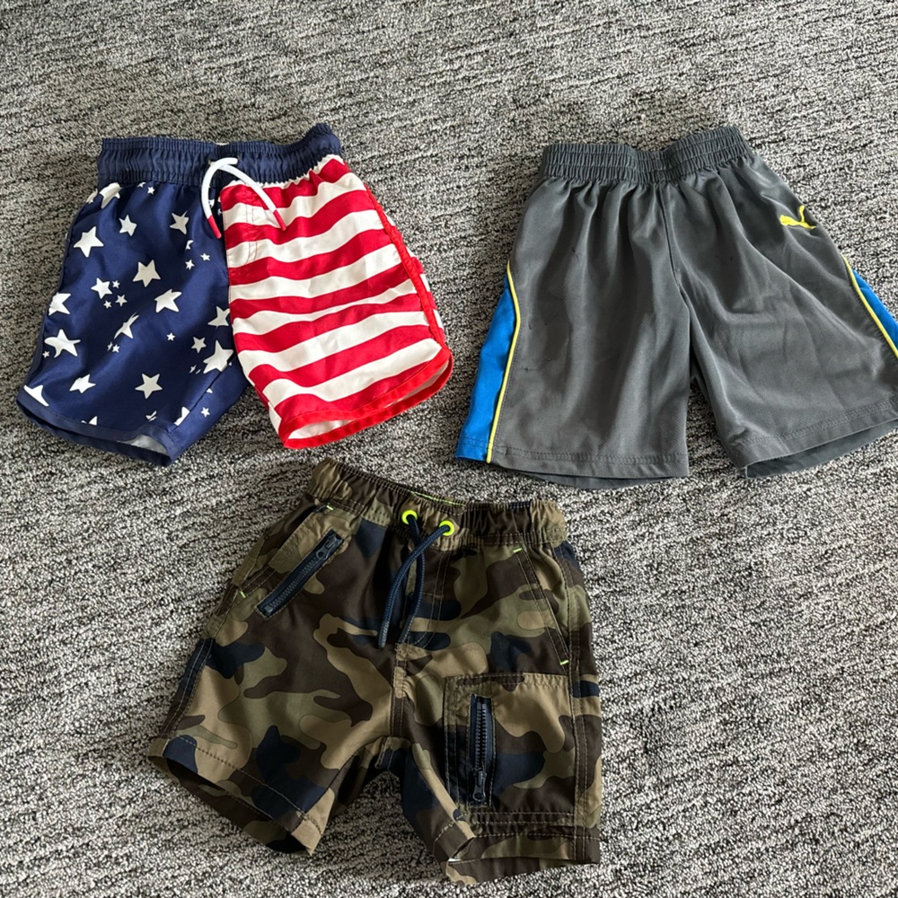 Lot of 5 Cat and jack brand shorts size 4t boys